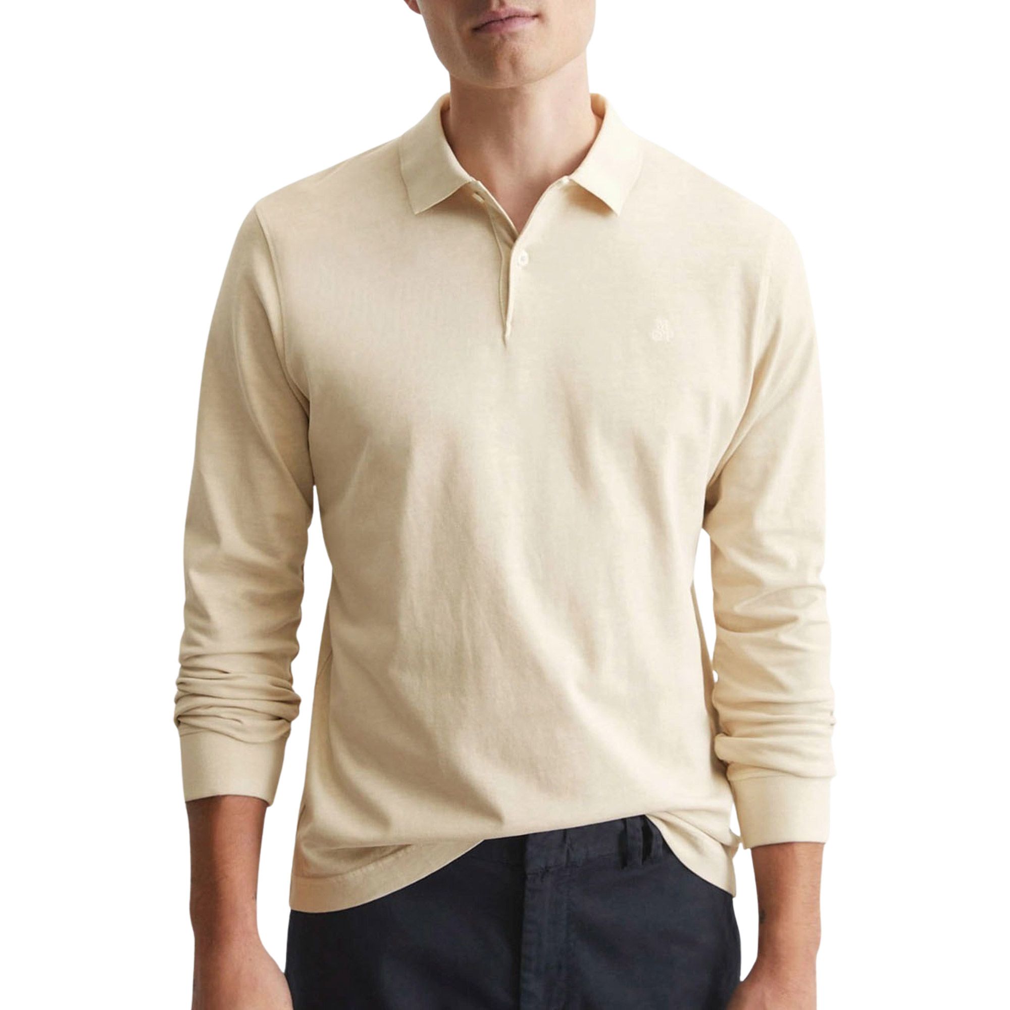 Marc O'Polo Jersey Longsleeve Polo Shirt Men | Plutosport